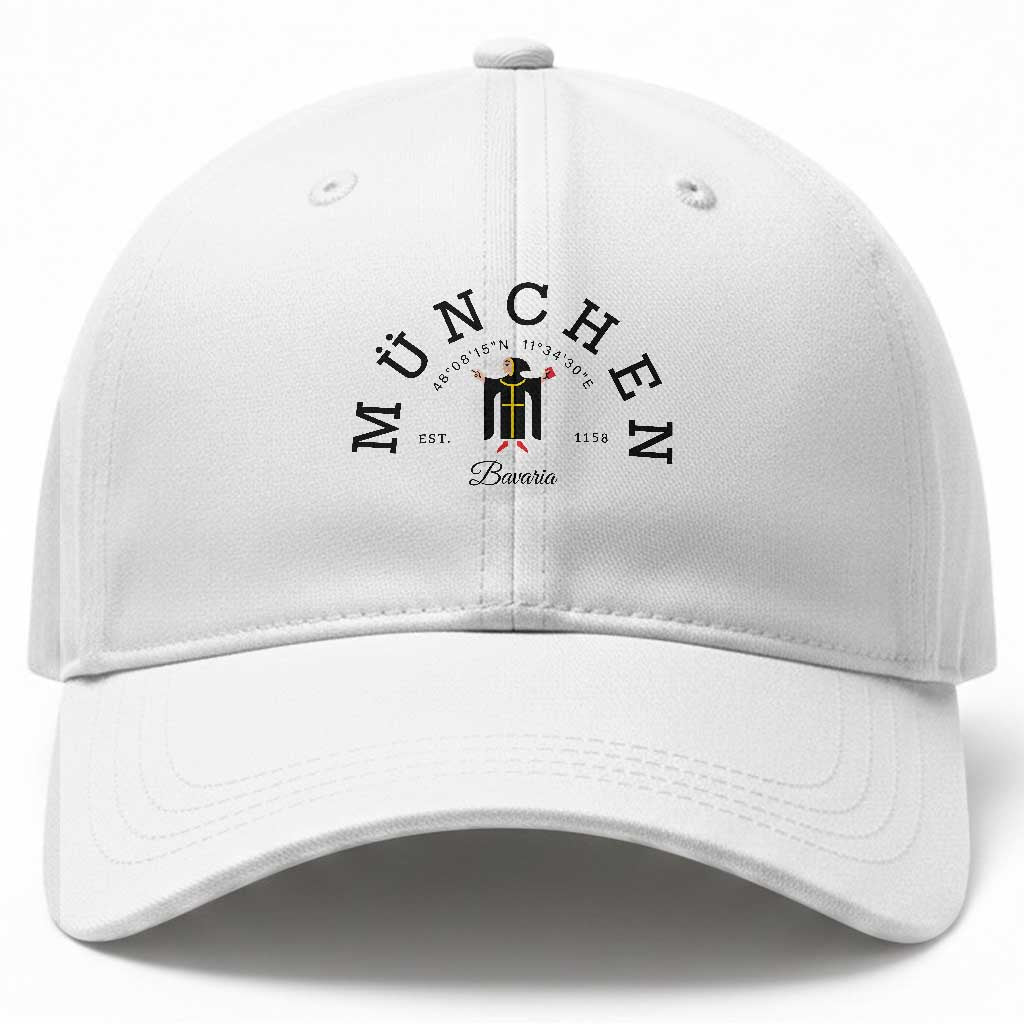 Munich München Bavaria Germany Coat of Arms Souvenir German Baseball Cap