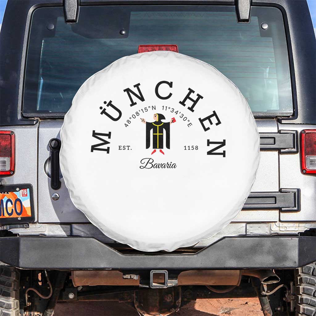 Munich München Bavaria Germany Coat of Arms Souvenir German Spare Tire Cover