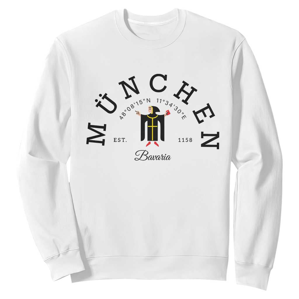 Munich München Bavaria Germany Coat of Arms Souvenir German Sweatshirt
