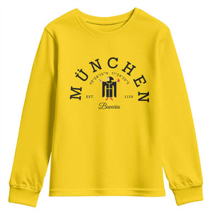 Munich München Bavaria Germany Coat of Arms Souvenir German Youth Sweatshirt