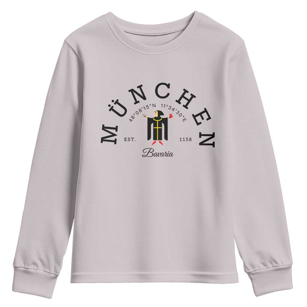 Munich München Bavaria Germany Coat of Arms Souvenir German Youth Sweatshirt