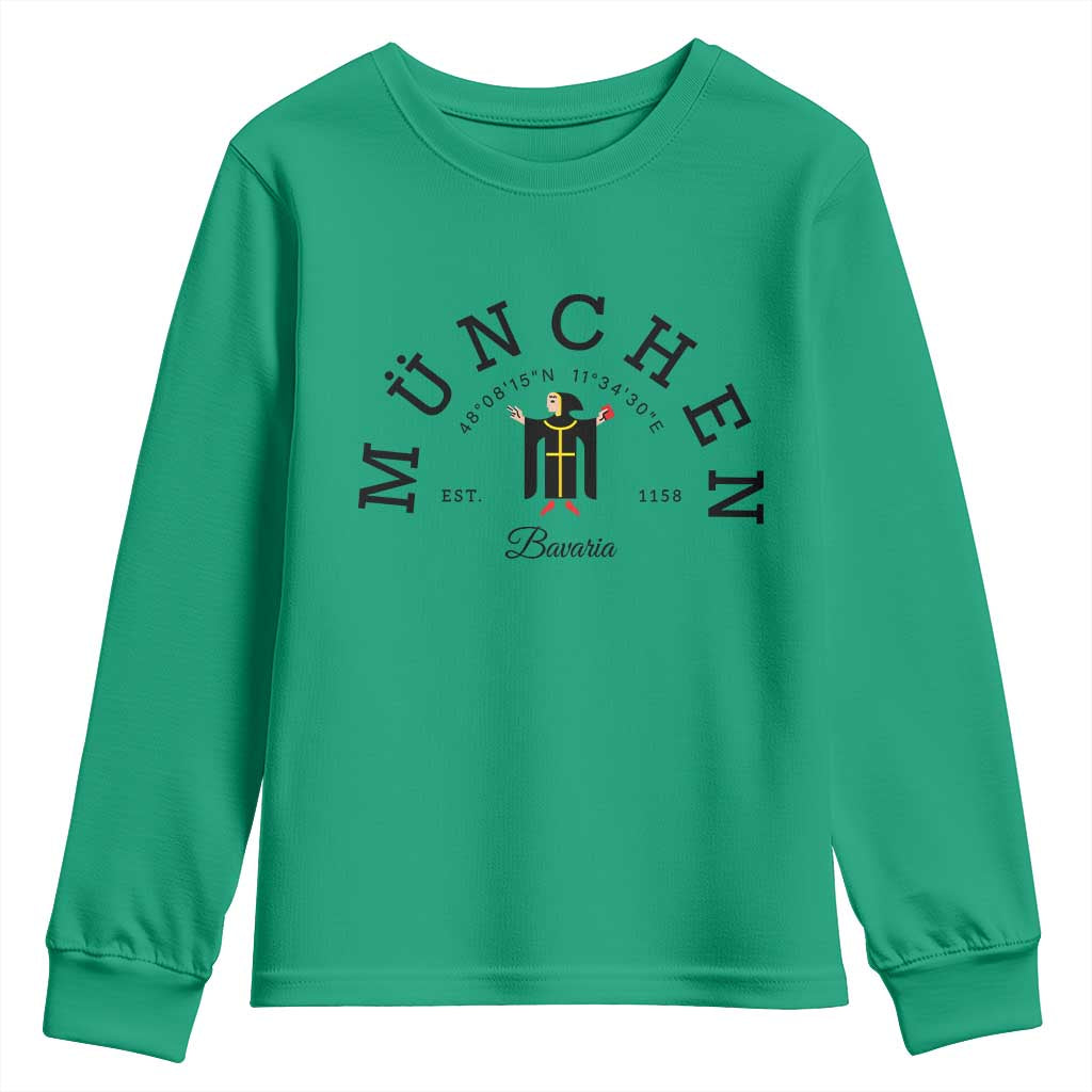 Munich München Bavaria Germany Coat of Arms Souvenir German Youth Sweatshirt