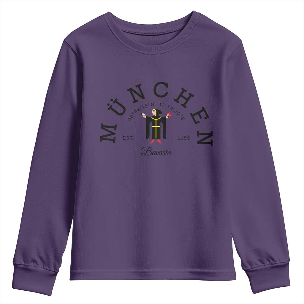 Munich München Bavaria Germany Coat of Arms Souvenir German Youth Sweatshirt