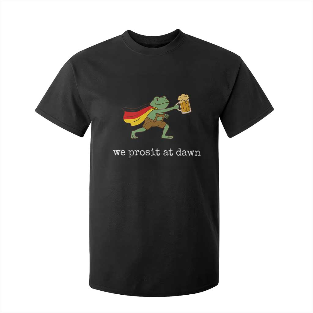 We Prosit At Dawn T Shirt For Kid Funny Oktoberfest Frog