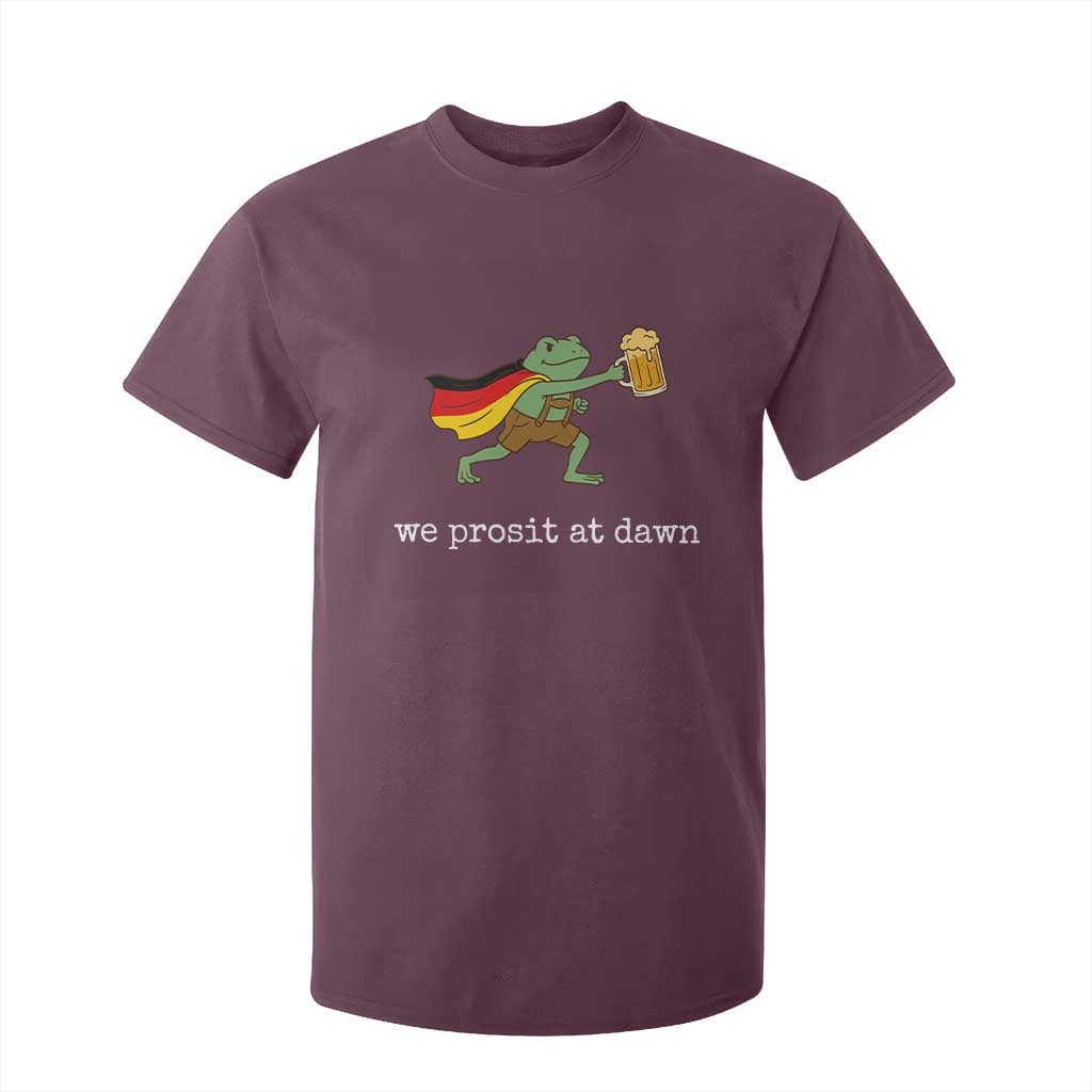 We Prosit At Dawn T Shirt For Kid Funny Oktoberfest Frog