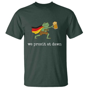 We Prosit At Dawn T Shirt Funny Oktoberfest Frog