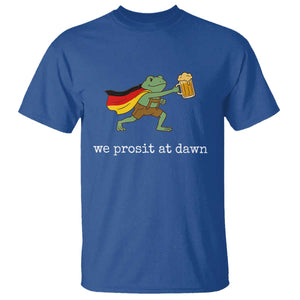 We Prosit At Dawn T Shirt Funny Oktoberfest Frog