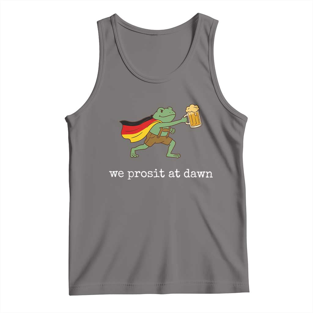 We Prosit At Dawn Tank Top Funny Oktoberfest Frog