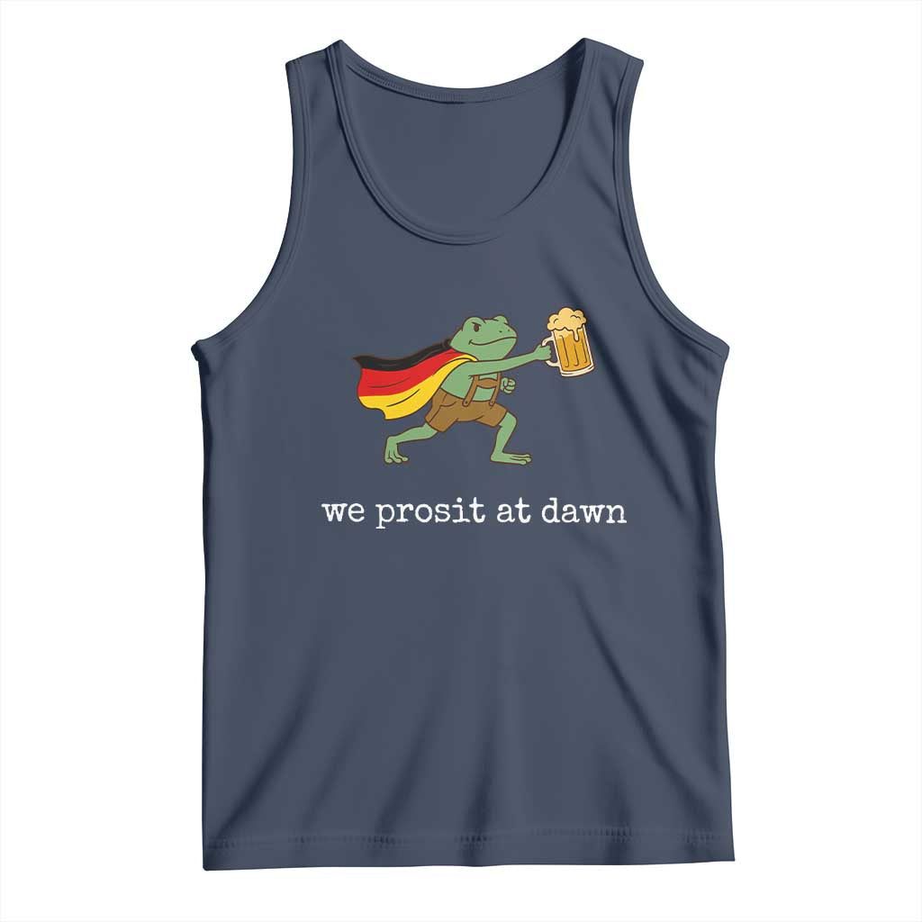 We Prosit At Dawn Tank Top Funny Oktoberfest Frog