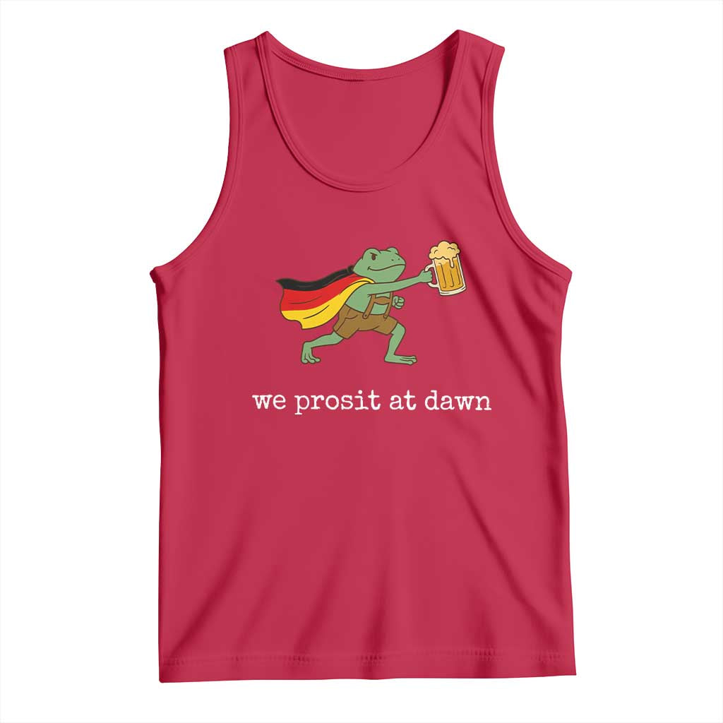 We Prosit At Dawn Tank Top Funny Oktoberfest Frog