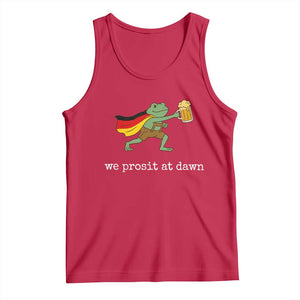 We Prosit At Dawn Tank Top Funny Oktoberfest Frog