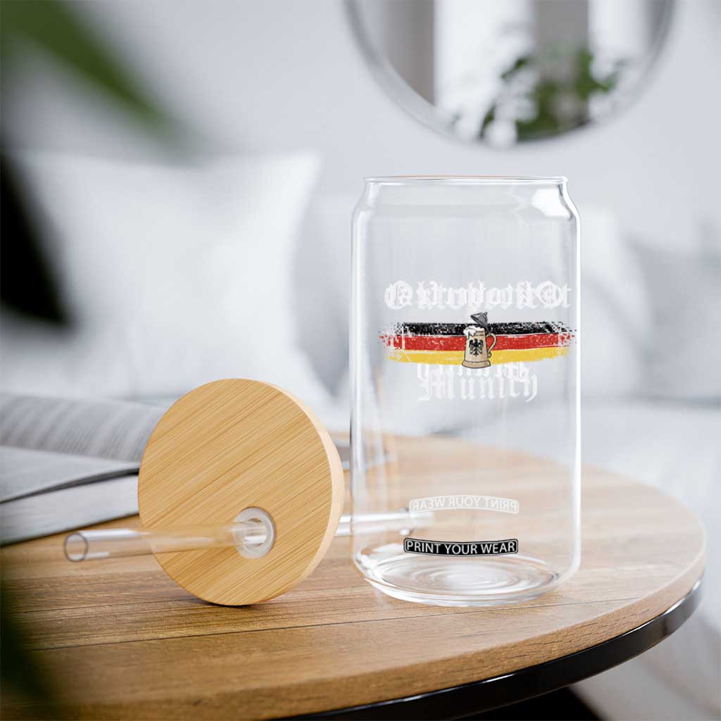 Oktoberfest Munich Bierstein Vintage German Drinking Festival Glass Can