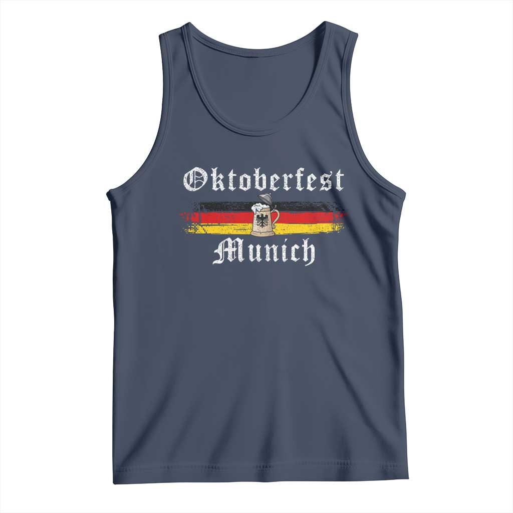 Oktoberfest Munich Bierstein Vintage German Drinking Festival Tank Top