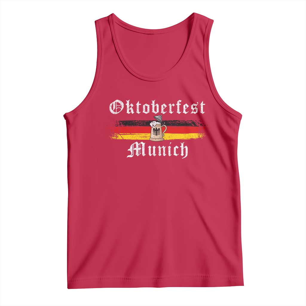 Oktoberfest Munich Bierstein Vintage German Drinking Festival Tank Top