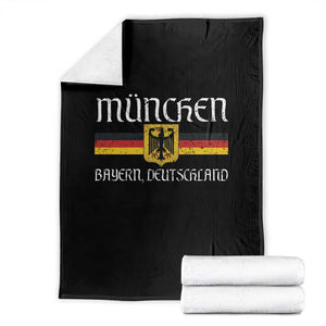 Munich München Germany Deutschland Oktoberfest German Flag Eagle Throw Blanket