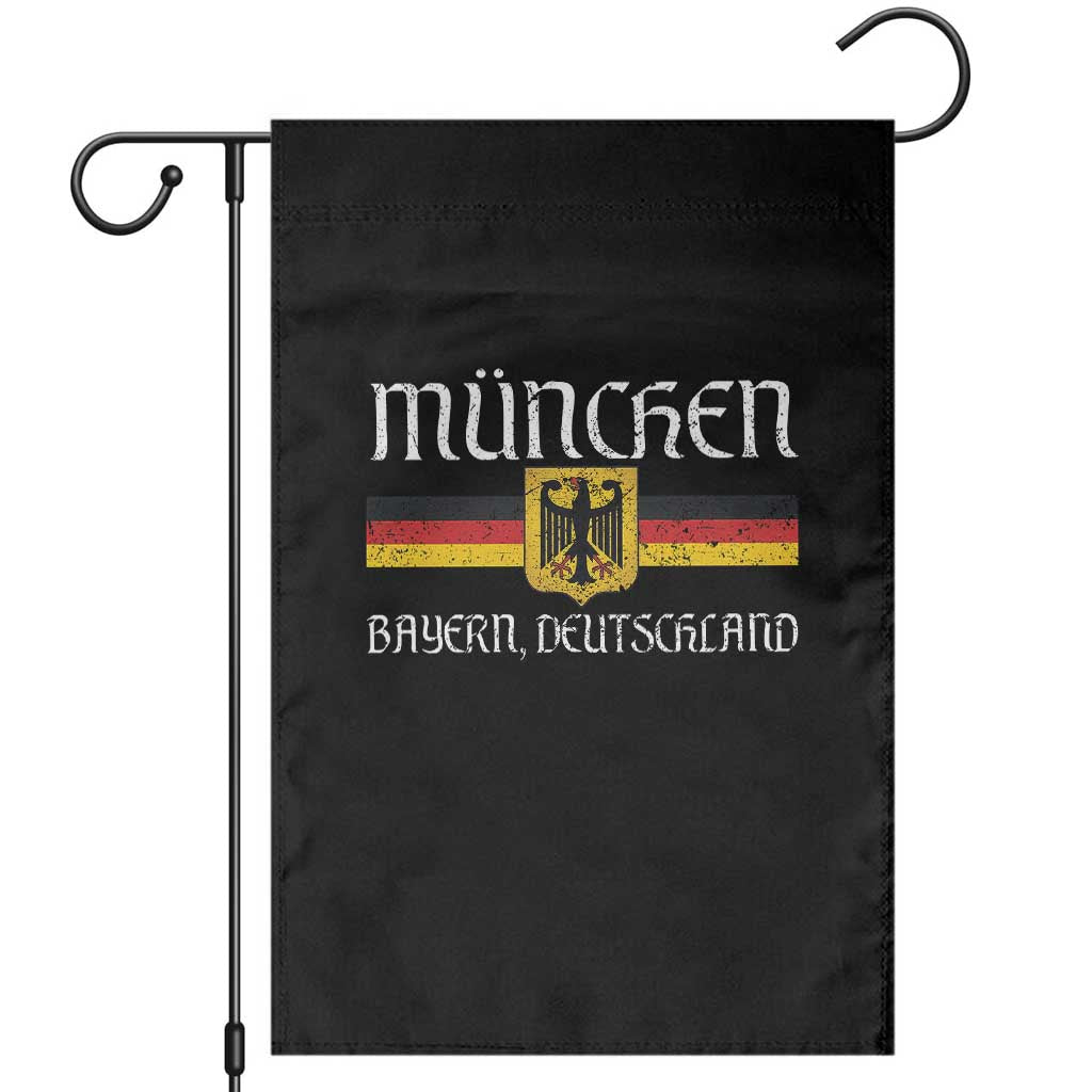 Munich München Germany Deutschland Oktoberfest German Flag Eagle Garden Flag