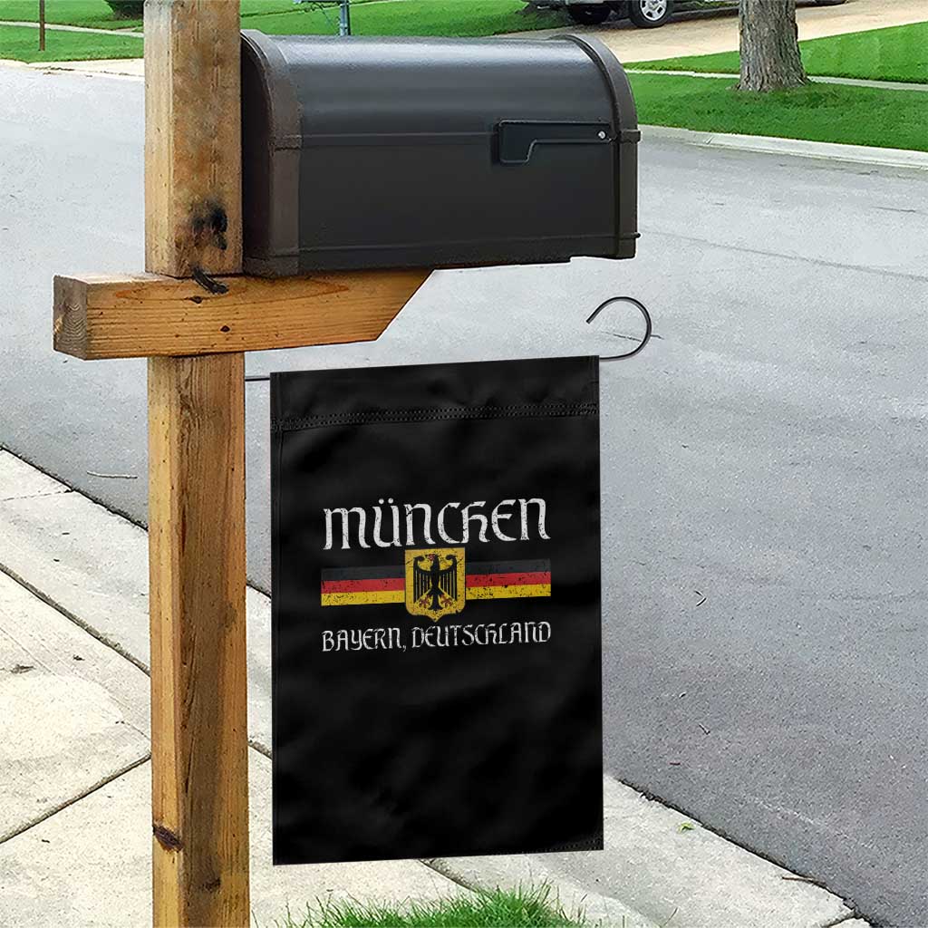 Munich München Germany Deutschland Oktoberfest German Flag Eagle Garden Flag