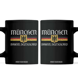 Munich München Germany Deutschland Oktoberfest German Flag Eagle Coffee Mug