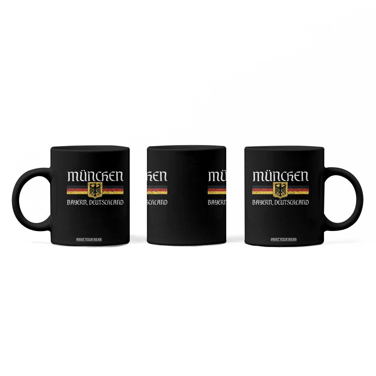 Munich München Germany Deutschland Oktoberfest German Flag Eagle Coffee Mug