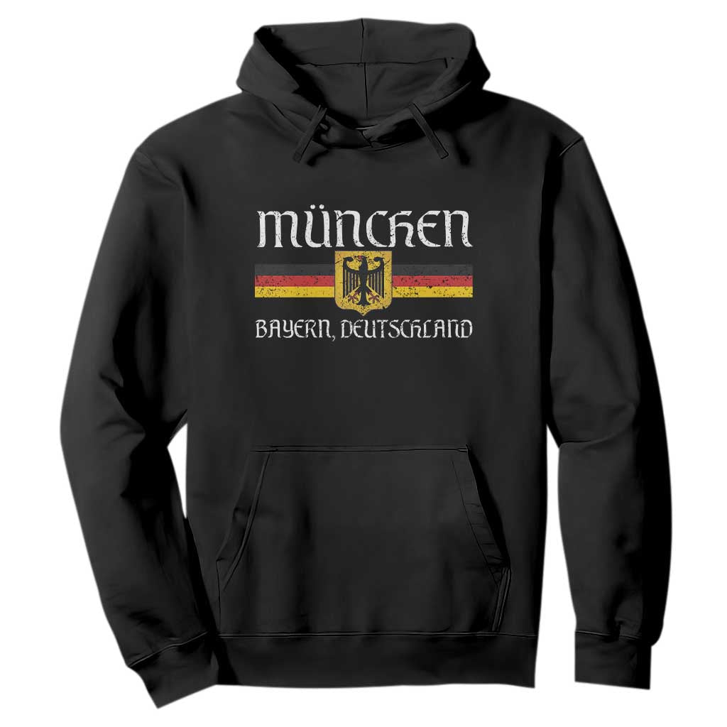 Munich München Germany Deutschland Oktoberfest German Flag Eagle Hoodie