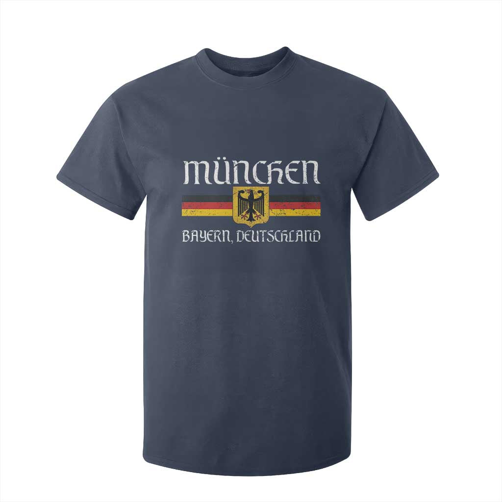 Munich München Germany Deutschland Oktoberfest German Flag Eagle T Shirt For Kid