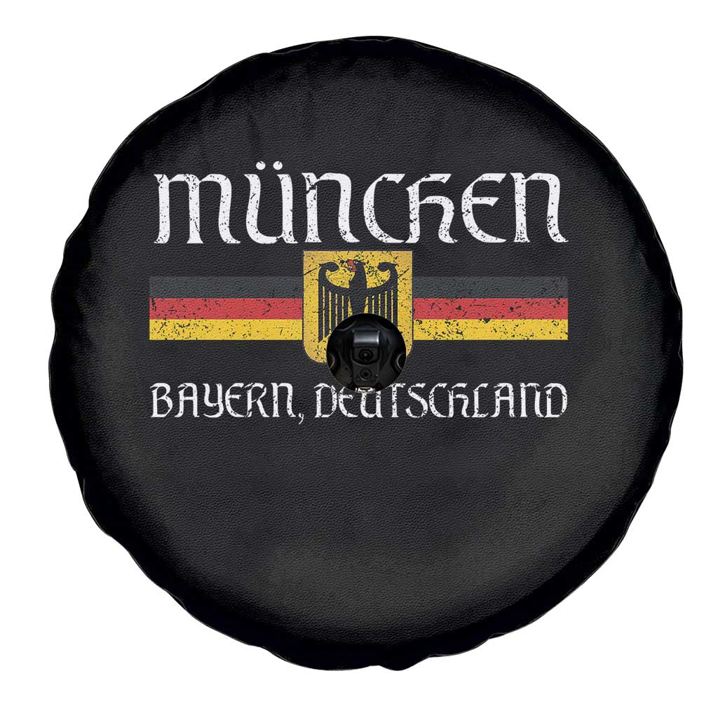 Munich München Germany Deutschland Oktoberfest German Flag Eagle Spare Tire Cover