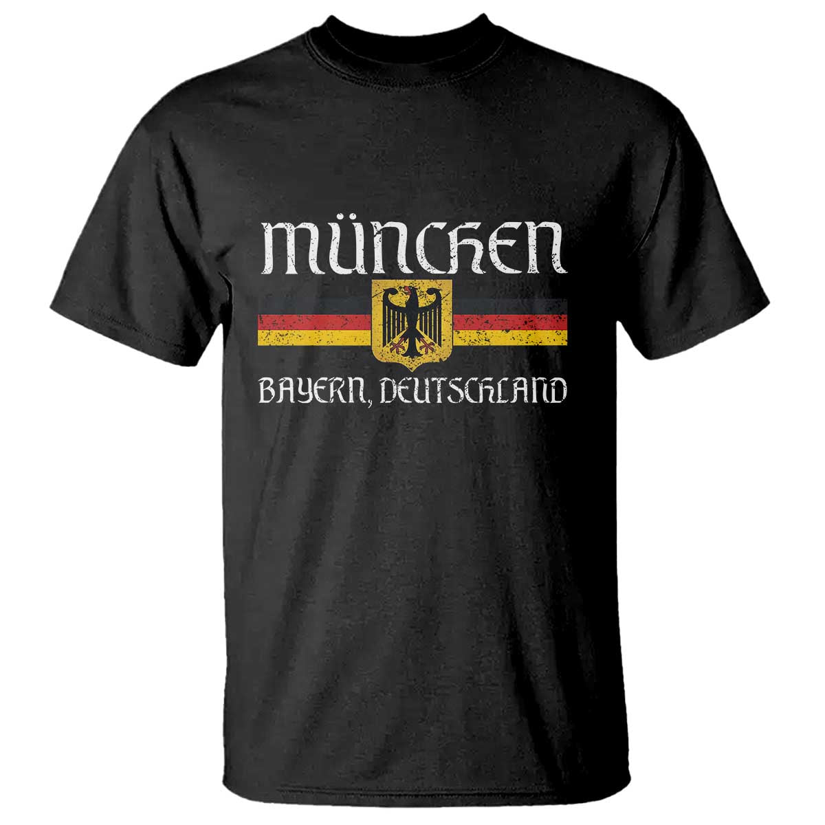 Munich München Germany Deutschland Oktoberfest German Flag Eagle T Shirt