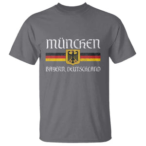 Munich München Germany Deutschland Oktoberfest German Flag Eagle T Shirt