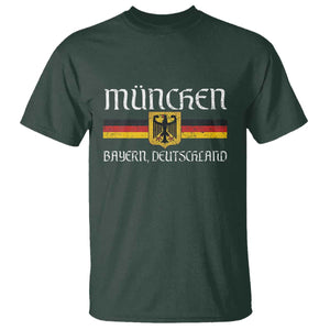 Munich München Germany Deutschland Oktoberfest German Flag Eagle T Shirt