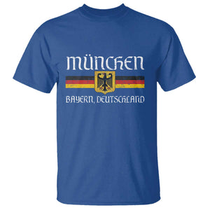 Munich München Germany Deutschland Oktoberfest German Flag Eagle T Shirt
