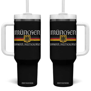 Munich München Germany Deutschland Oktoberfest German Flag Eagle Tumbler With Handle