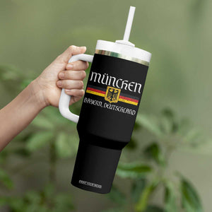 Munich München Germany Deutschland Oktoberfest German Flag Eagle Tumbler With Handle