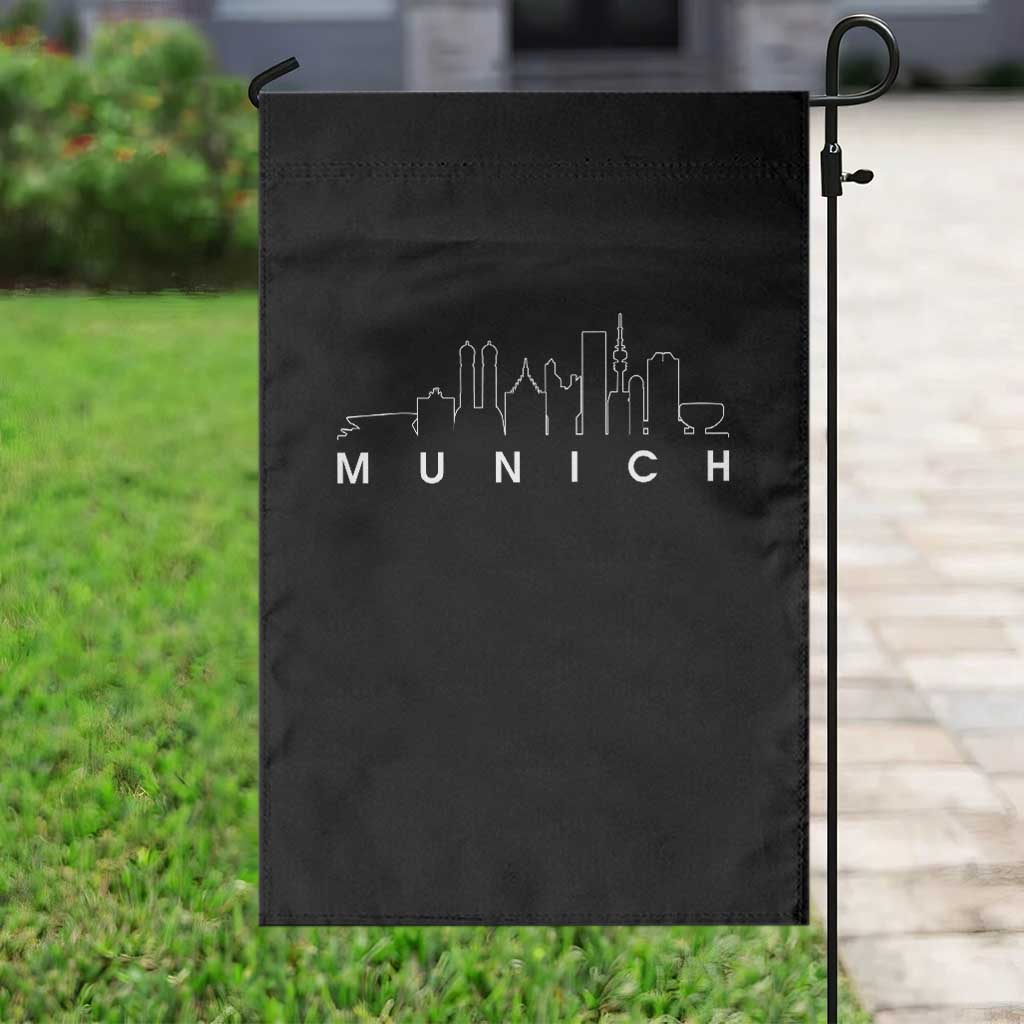 Munich Skyline Frauenkirche Cityscape Germany Garden Flag