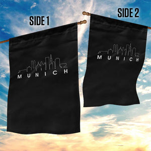 Munich Skyline Frauenkirche Cityscape Germany Garden Flag