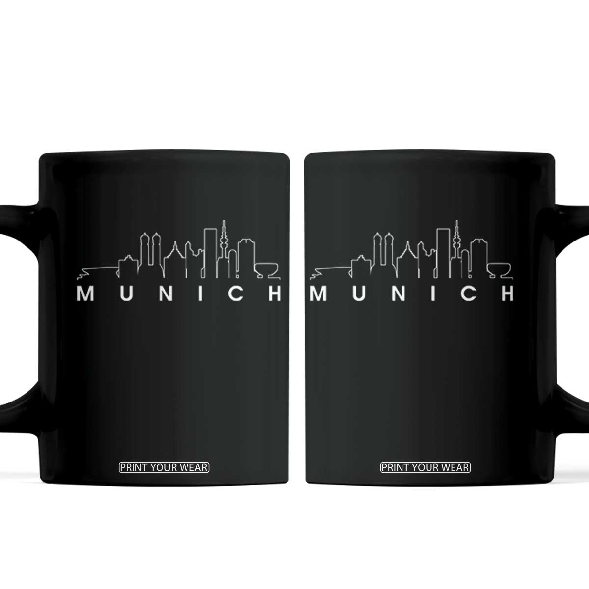 Munich Skyline Frauenkirche Cityscape Germany Coffee Mug