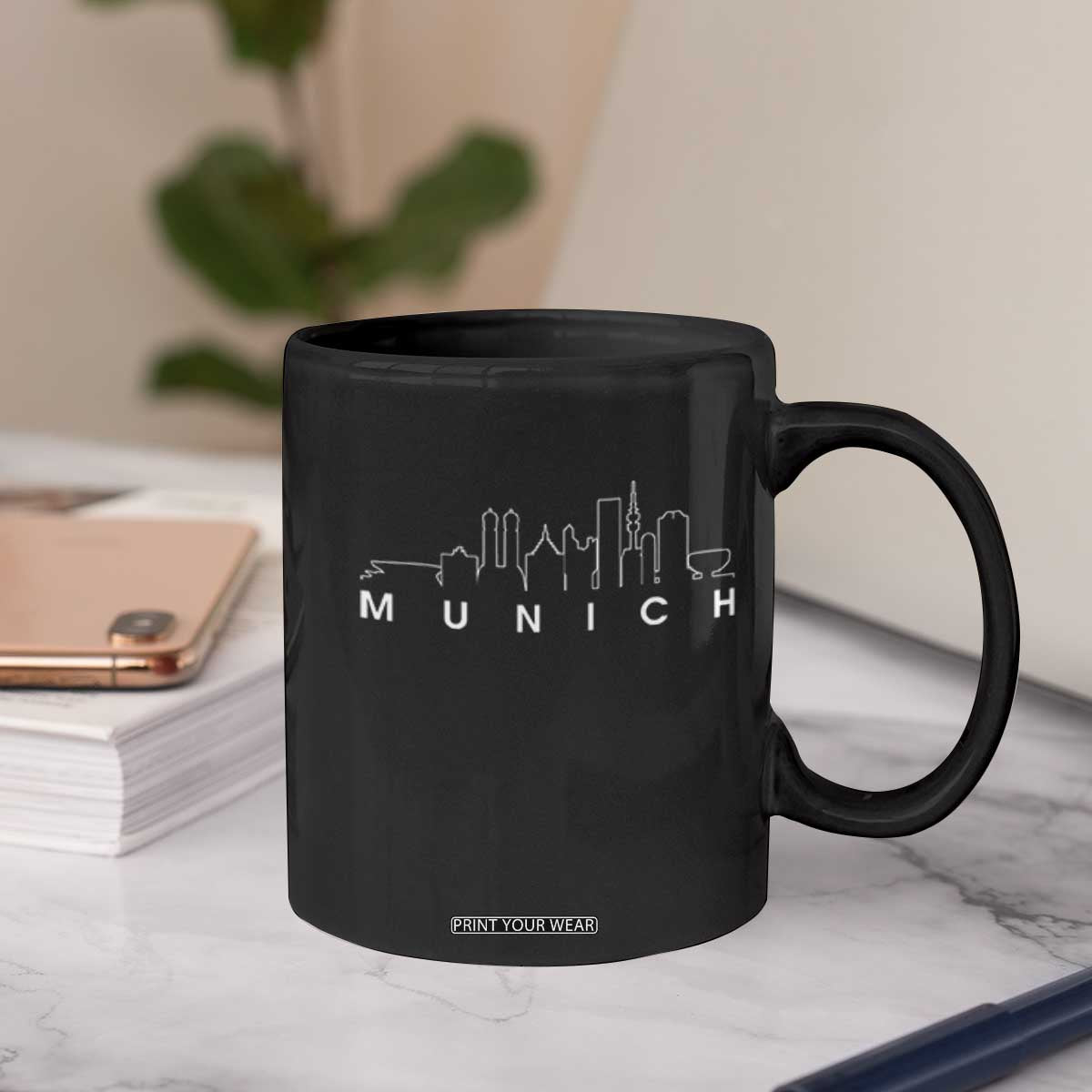 Munich Skyline Frauenkirche Cityscape Germany Coffee Mug