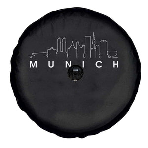 Munich Skyline Frauenkirche Cityscape Germany Spare Tire Cover