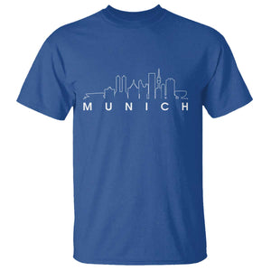 Munich Skyline Frauenkirche Cityscape Germany T Shirt