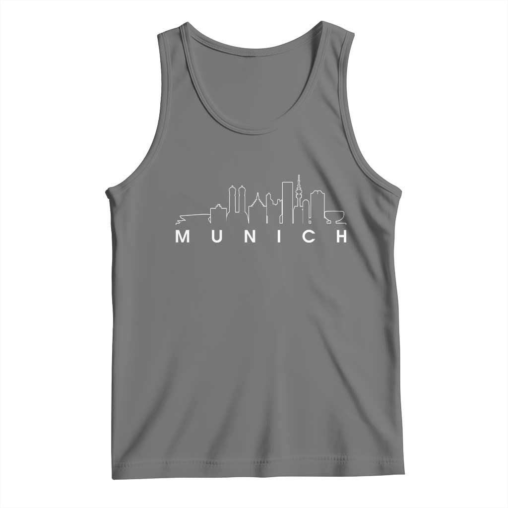 Munich Skyline Frauenkirche Cityscape Germany Tank Top