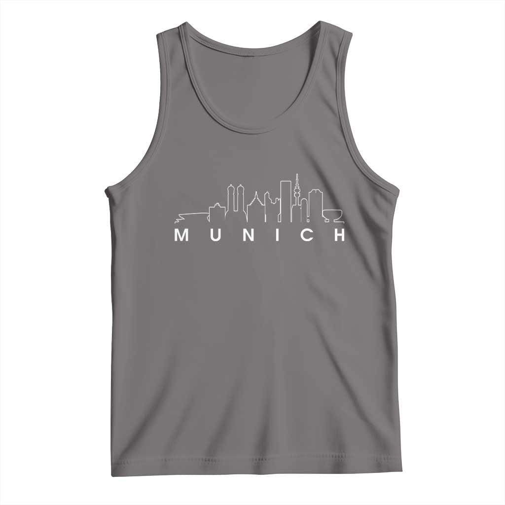 Munich Skyline Frauenkirche Cityscape Germany Tank Top