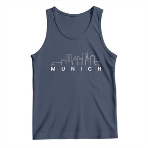 Munich Skyline Frauenkirche Cityscape Germany Tank Top