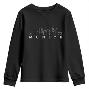 Munich Skyline Frauenkirche Cityscape Germany Youth Sweatshirt