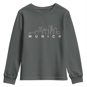Munich Skyline Frauenkirche Cityscape Germany Youth Sweatshirt