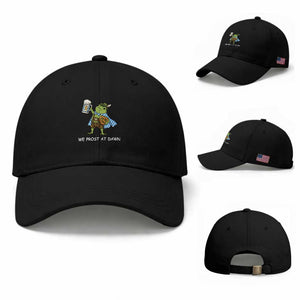 We Prost At Dawn Baseball Cap Cute Frog Meme Oktoberfest Beer Festival