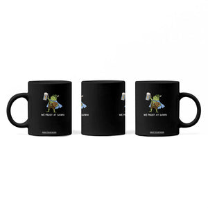 We Prost At Dawn Coffee Mug Cute Frog Meme Oktoberfest Beer Festival