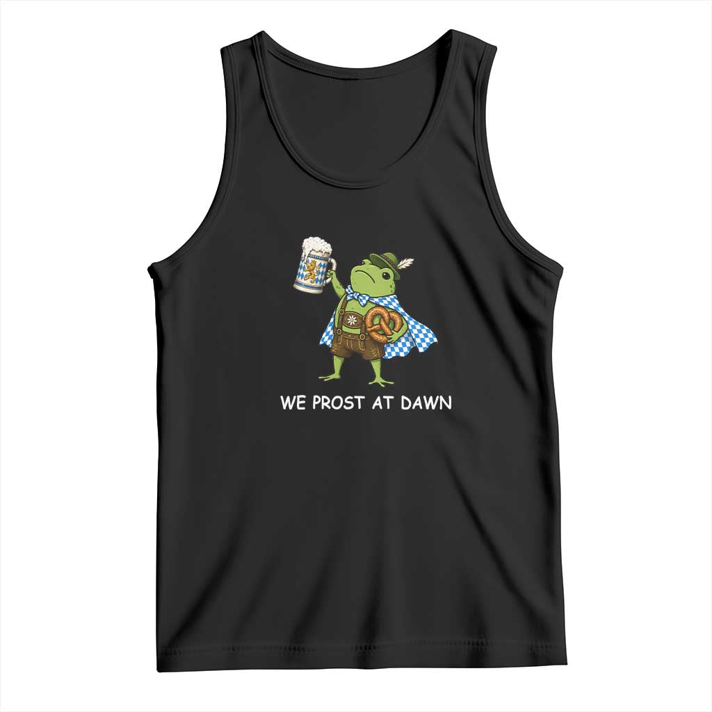 We Prost At Dawn Tank Top Cute Frog Meme Oktoberfest Beer Festival