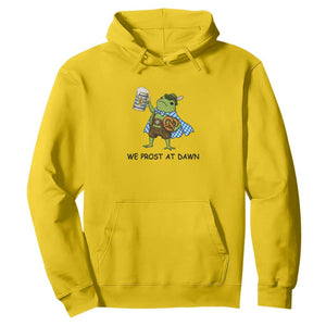 We Prost At Dawn Hoodie Funny Oktoberfest Frog Humor