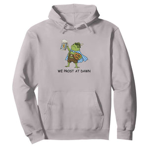 We Prost At Dawn Hoodie Funny Oktoberfest Frog Humor