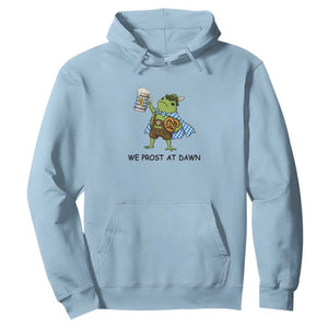 We Prost At Dawn Hoodie Funny Oktoberfest Frog Humor