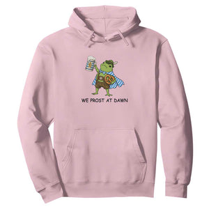 We Prost At Dawn Hoodie Funny Oktoberfest Frog Humor